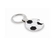 Zinc alloy football-shaped bottle opener keychain colour white/black