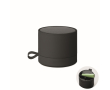 Compact metal wireless speaker with rubber finish 3W colour black