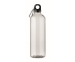 Translucent RPET bottle with carabiner 750ml colour transparent