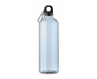 Translucent RPET bottle with carabiner 750ml colour transparent light blue