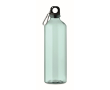 Translucent RPET bottle with carabiner 750ml colour mint green