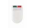 Body paint stick with different flags in case colour dark green