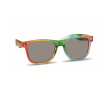 Multicolor rainbow sunglasses with UV400 protection colour multicolour