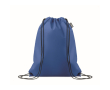 RPET non-woven drawstring backpack bag 80 g/m² colour royal blue