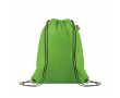 RPET non-woven drawstring backpack bag 80 g/m² colour lime