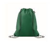 RPET non-woven drawstring backpack bag 80 g/m² colour dark green