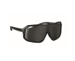 Sports sunglasses with mirrored UV400 lenses colour black