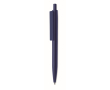 Corporate recycled plastic pen with blue ink colour blue