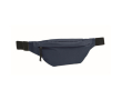RPET 600D polyester waist bag with zippers colour blue