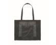 RPET mesh shopping bag with front pocket 20L colour black