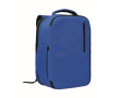 RPET polyester cabin backpack with trolley strap 15'' colour royal blue