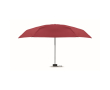 Wind-resistant manual umbrella with matching sleeve Ø90 colour burgundy