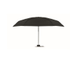 Wind-resistant manual umbrella with matching sleeve Ø90 colour black