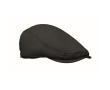 Cotton beret-style cap with metal buckle 235 g/m² colour black