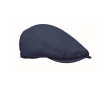 Cotton beret-style cap with metal buckle 235 g/m² colour blue