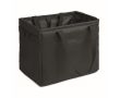 Foldable multifunction RPET organiser with handles and pockets colour black