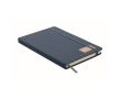 Notebook with RPET polyester cover and 192 pages A5 colour blue