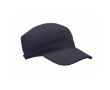 Brushed cotton military cap with velcro 260 g/m² colour blue