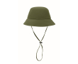 Foldable waterproof nylon bucket hat UPF50+ colour military green