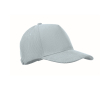 5-panel corduroy cap with adjustable closure 220 g/m² colour light blue
