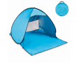 Lightweight 190T polyester beach tent with hooks and cover colour turquoise