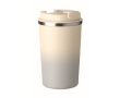 Leakproof stainless steel tumbler with lid 350 ml colour grey
