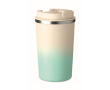 Leakproof stainless steel tumbler with lid 350 ml colour mint green