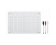 A4 magnetic acrylic monthly planner colour transparent