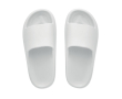 Unisex plastic flip-flops for beach and events colour white