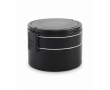 Round two-tier lunch box 250/700 ml with handles colour black