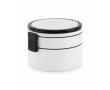Round two-tier lunch box 250/700 ml with handles colour white