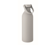 Stainless steel bottle with rubber finish 500ml colour grey