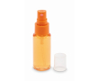 Body spray bottle with pump and cap 30 ml colour transparent orange