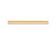 30 cm pine wood ruler with dual scale colour wood