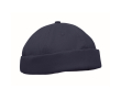 Docker-style cotton cap with mesh and buckle 260 g/m² colour blue