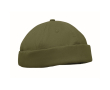 Docker-style cotton cap with mesh and buckle 260 g/m² colour military green