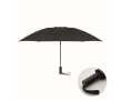 Automatic folding umbrella in RPET 190T pongee Ø107 colour black