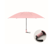 Automatic folding umbrella in RPET 190T pongee Ø107 colour pink