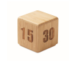 Bamboo timer clock with digital countdown colour wood