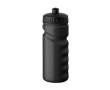 Drip-proof plastic sports bottle with good grip 500ml colour black