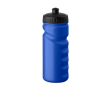 Drip-proof plastic sports bottle with good grip 500ml colour blue