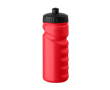 Drip-proof plastic sports bottle with good grip 500ml colour red