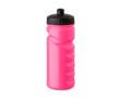 Drip-proof plastic sports bottle with good grip 500ml colour neon fuchsia
