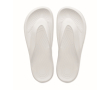 Customizable plastic beach flip-flops colour white