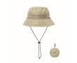 Water-repellent polyester bucket hat 64 g/m² colour khaki