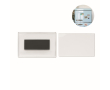 Rectangular magnetic acrylic photo frame for fridge colour transparent