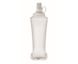 Foldable thermoplastic bottle with bite valve 500 ml colour transparent white