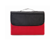 Foldable RPET 150 g/m² water-resistant picnic blanket colour red