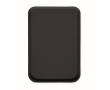 Magnetic PU faux leather card holder for 3 cards colour black