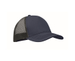 5-panel trucker cap in cotton and mesh 250 g/m² colour navy-blue